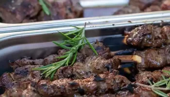 devour beef on skewers